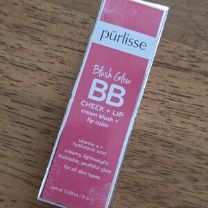 Purlisse Blush Glow BB Cheek + Lip Cream - Vibrant Pink